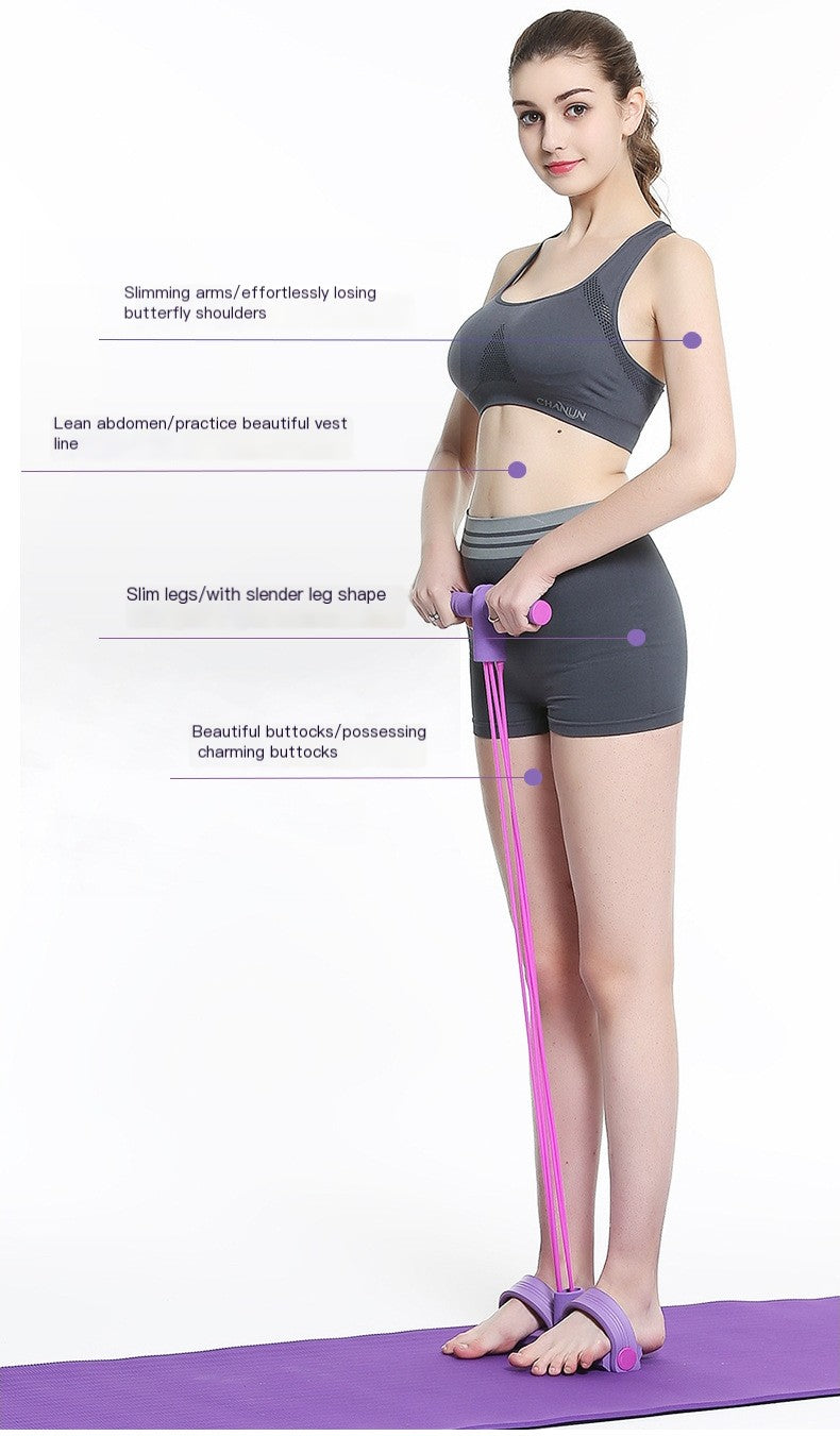 Home Use Resistance Bands for Waist and Arm Workouts