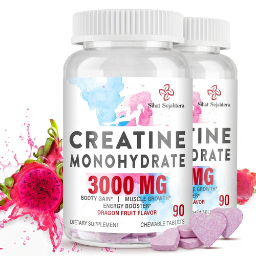 3000MG creatine chewable tablets for muscle recovery and strength