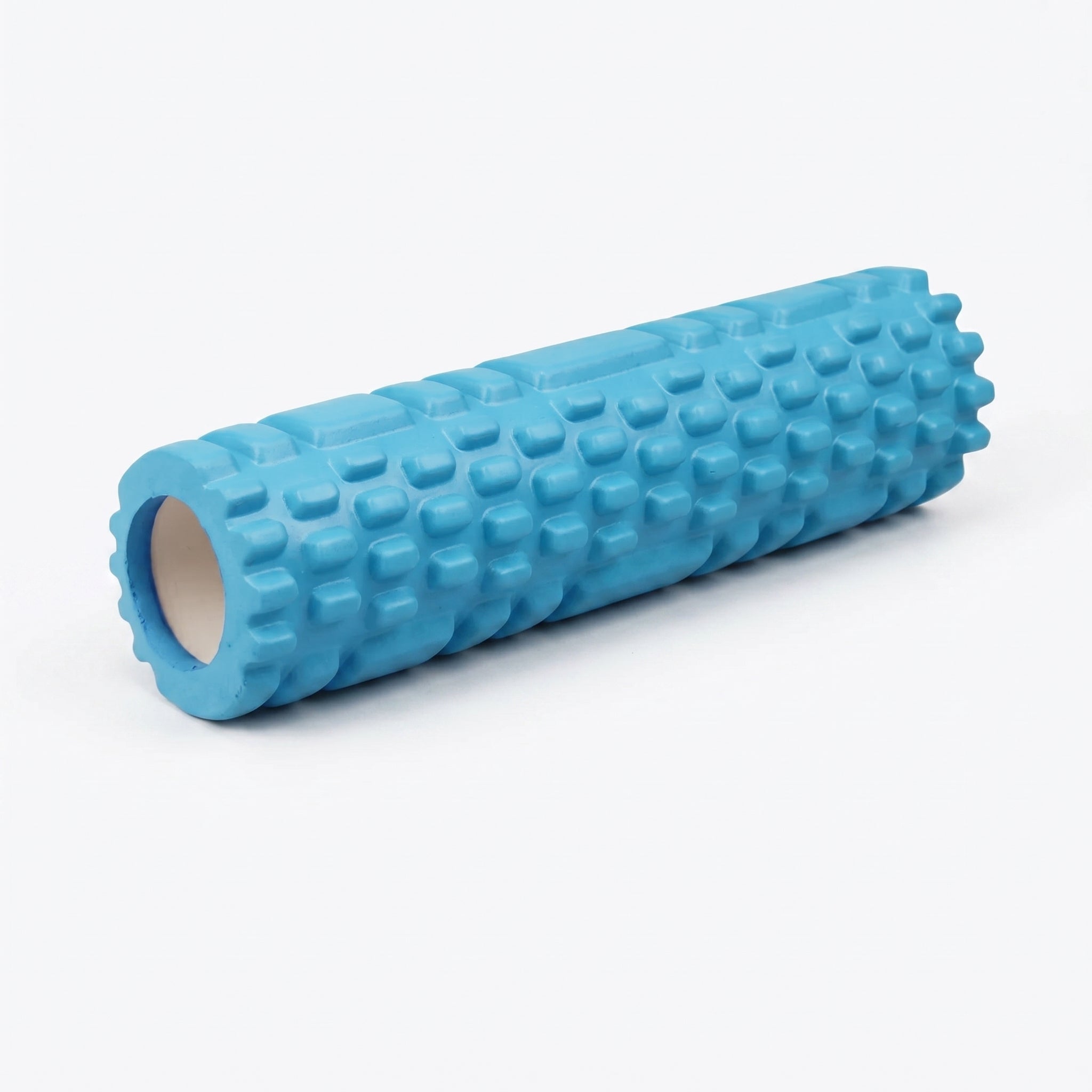 Blue Home workout foam roller for balance, stretching, and recovery