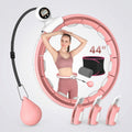 Smart weighted hula hoop with counter for home workouts