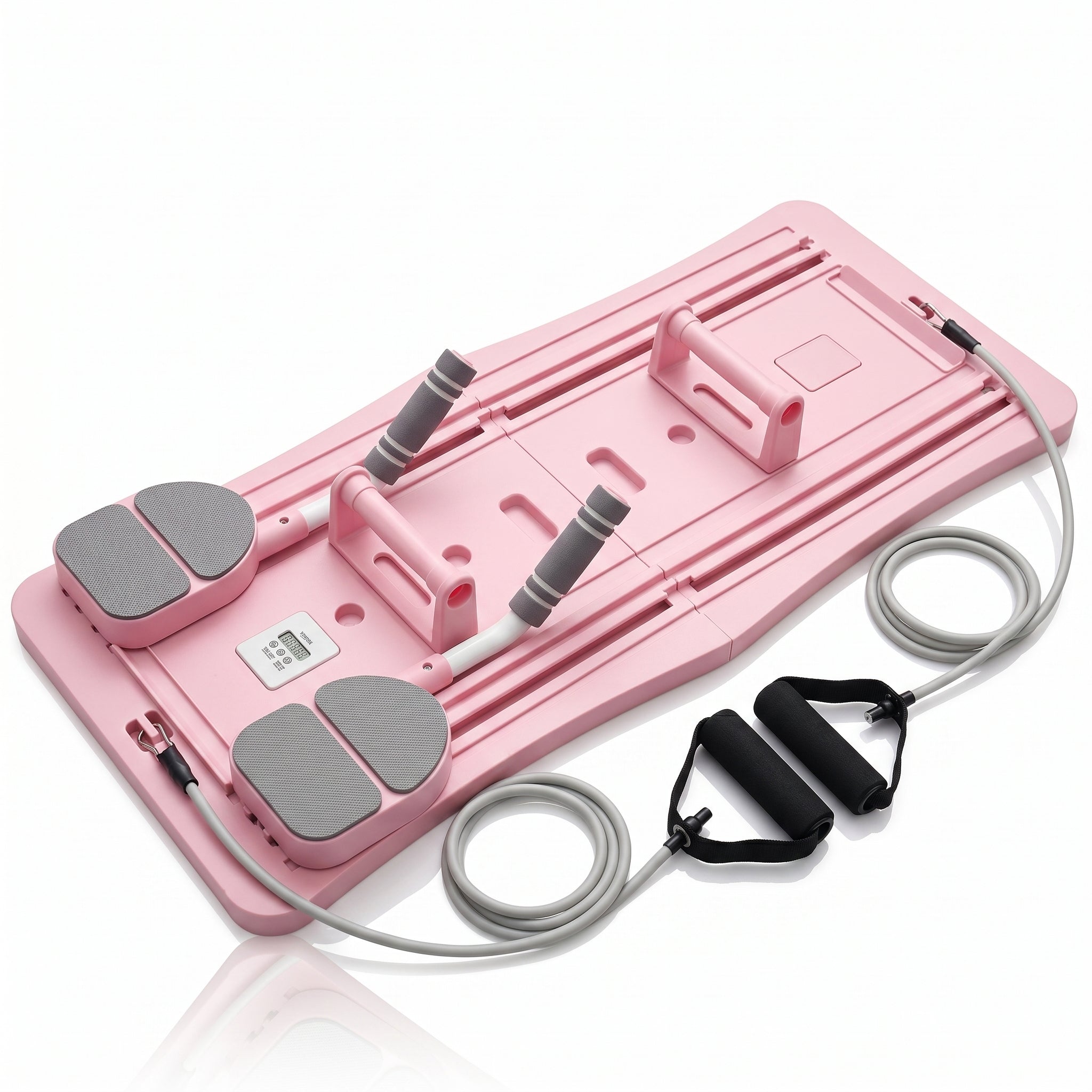 Pink Portable Pilates workout board for home exercise routines
