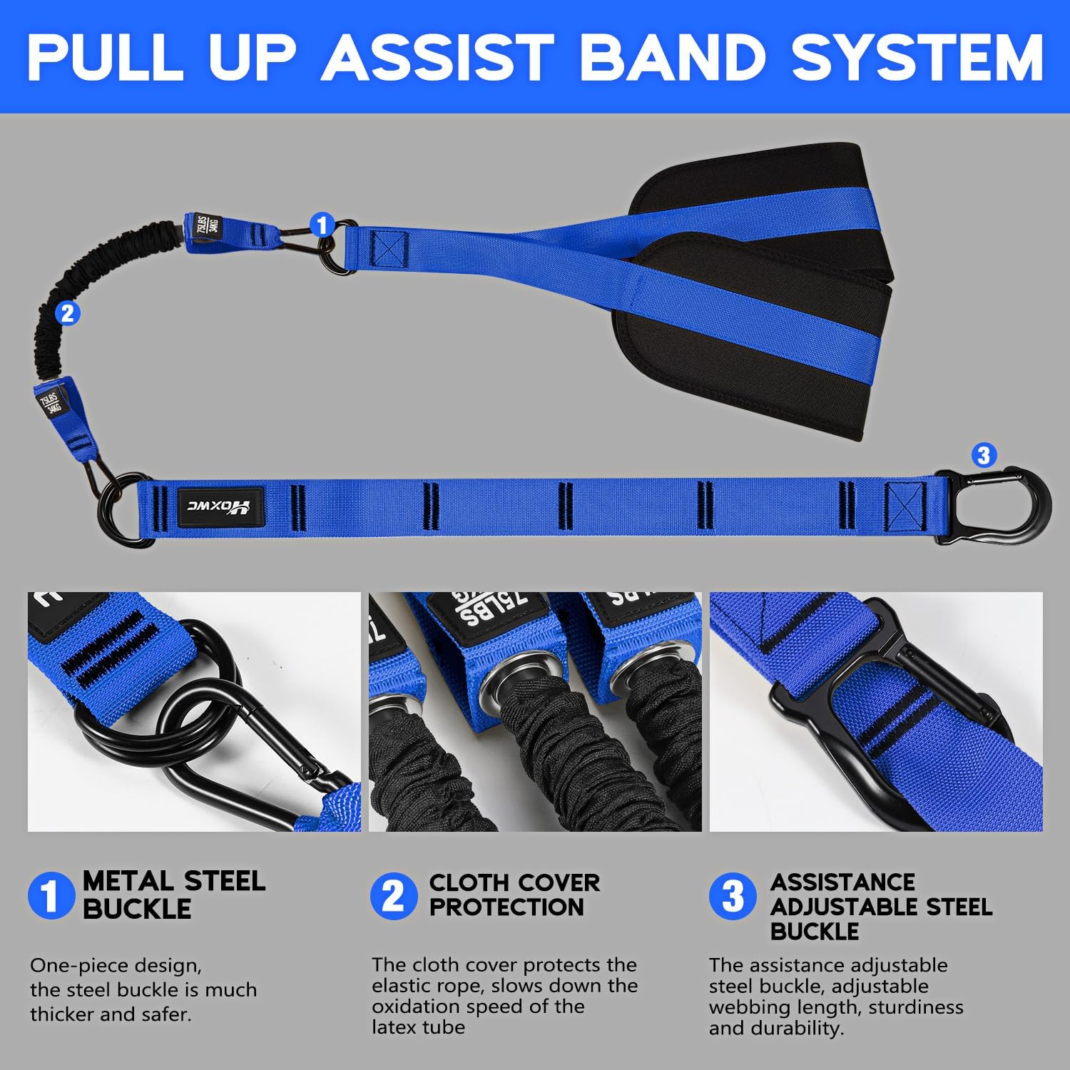  Pull-up assistance band system features