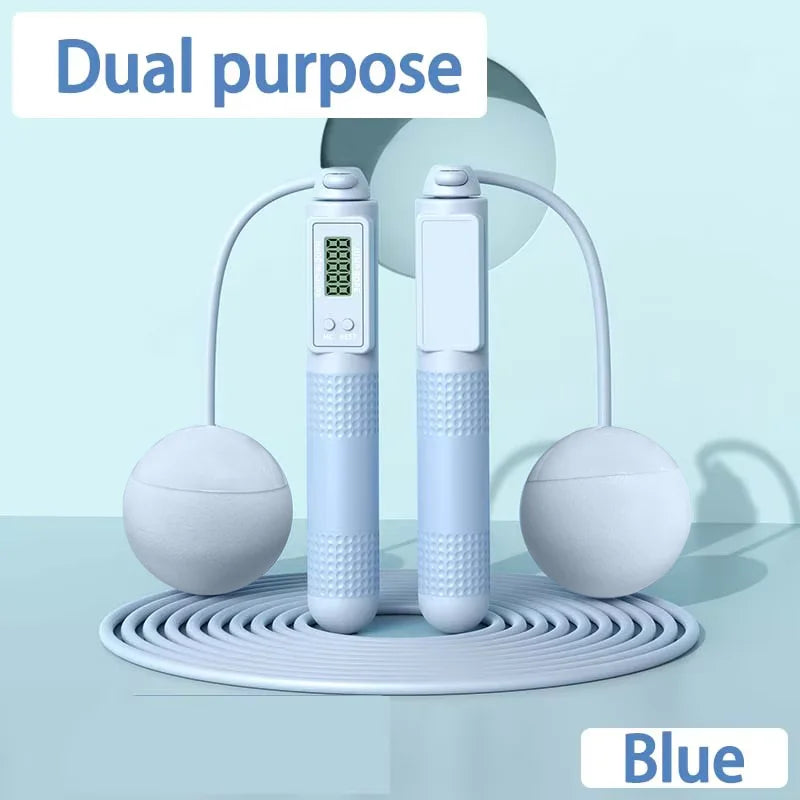 2-in-1 Digital Counting Jump Rope