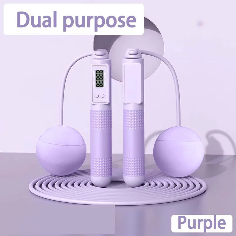 2-in-1 Digital Counting Jump Rope