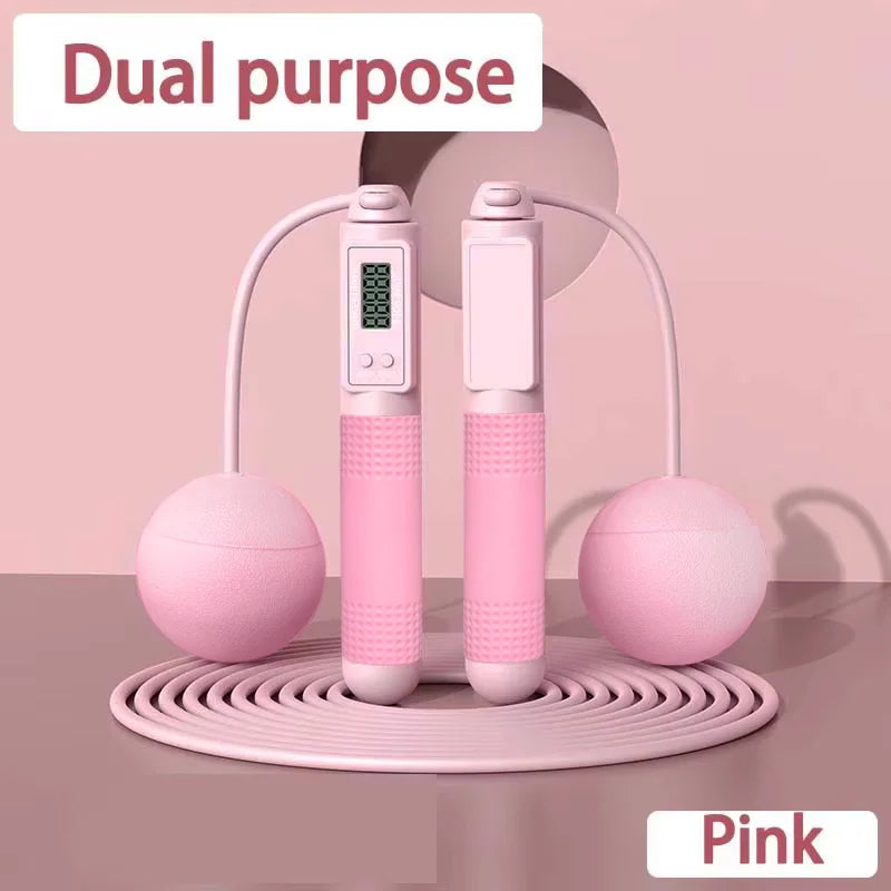 2-in-1 Digital Counting Jump Rope