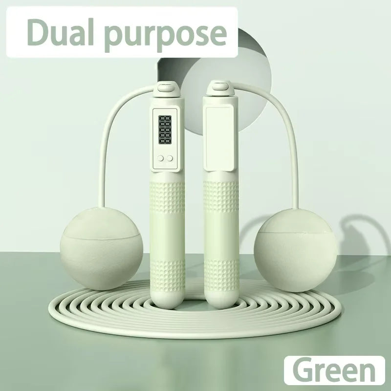 2-in-1 Digital Counting Jump Rope